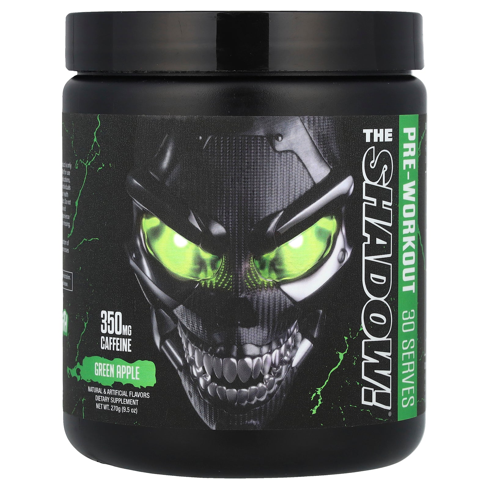 JNX Sports, The Shadow!®, Pre-Workout, Green Apple, 9.5 oz (270 g)