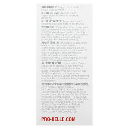 Probelle, Top Coat Sealer, 0.5 fl oz (15 ml)