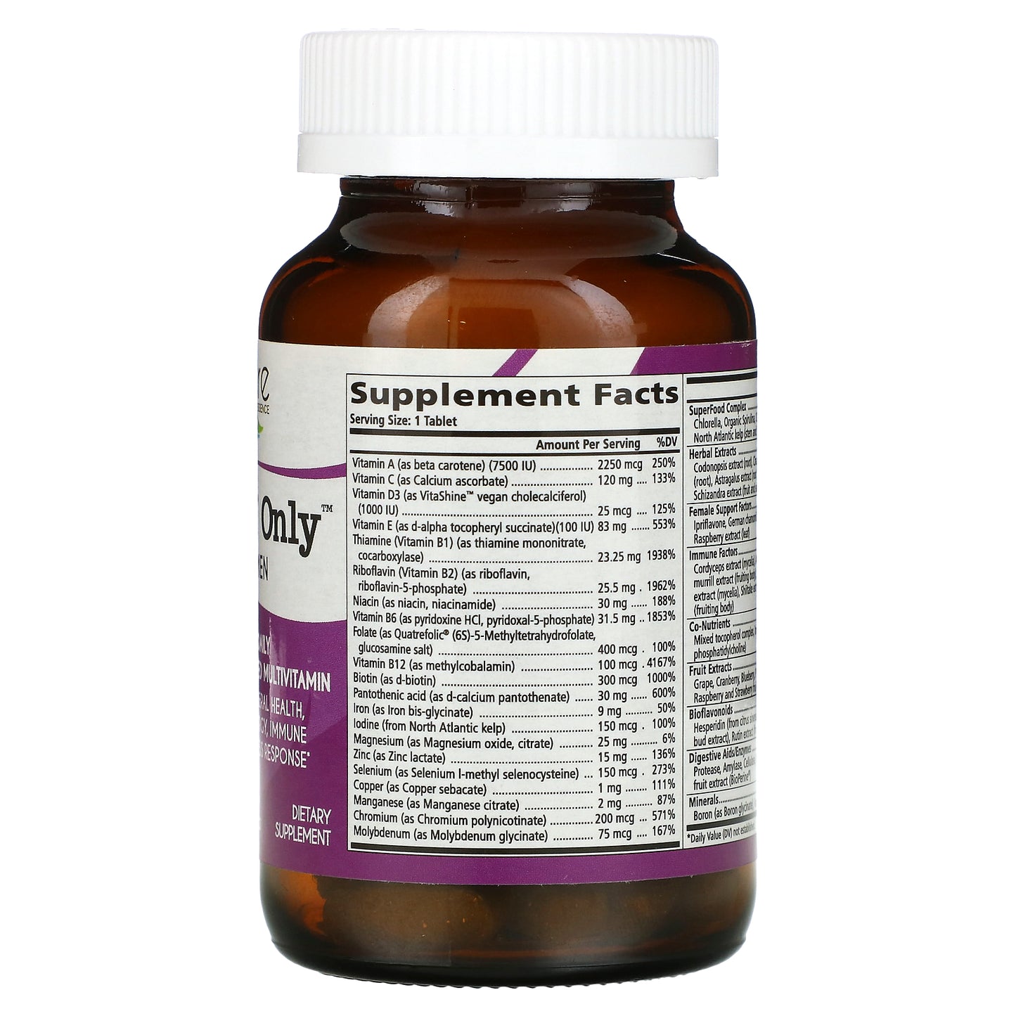 Pure Essence, One 'n' Only Women, 30 Tablets