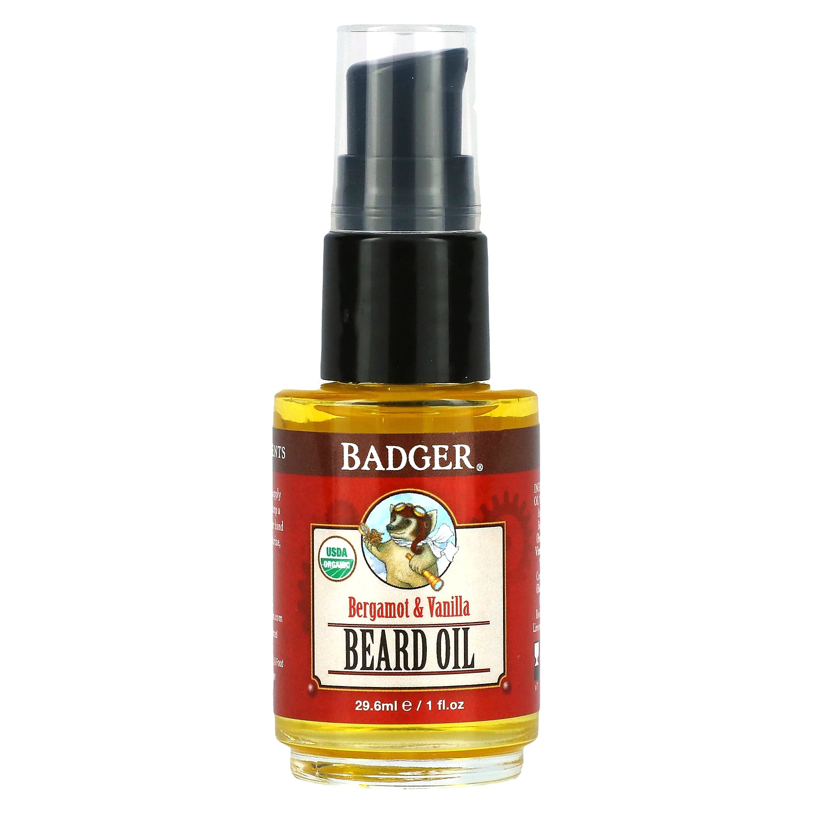 Badger, Navigator Class, Beard Oil, Bergamot & Vanilla, 1 fl oz (29.6 ml)