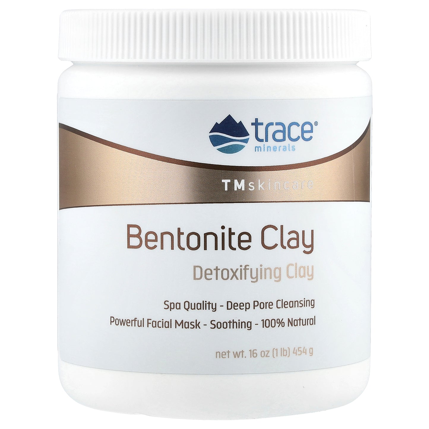 Trace, TM Skincare, Bentonite Clay, 16 oz (454 g)