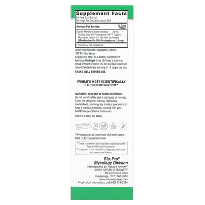 Nature's Answer, Bio-Pro Maitake Bio-Beta-Glucan, Alcohol-Free, 15 mg, 2 fl oz (60 ml)