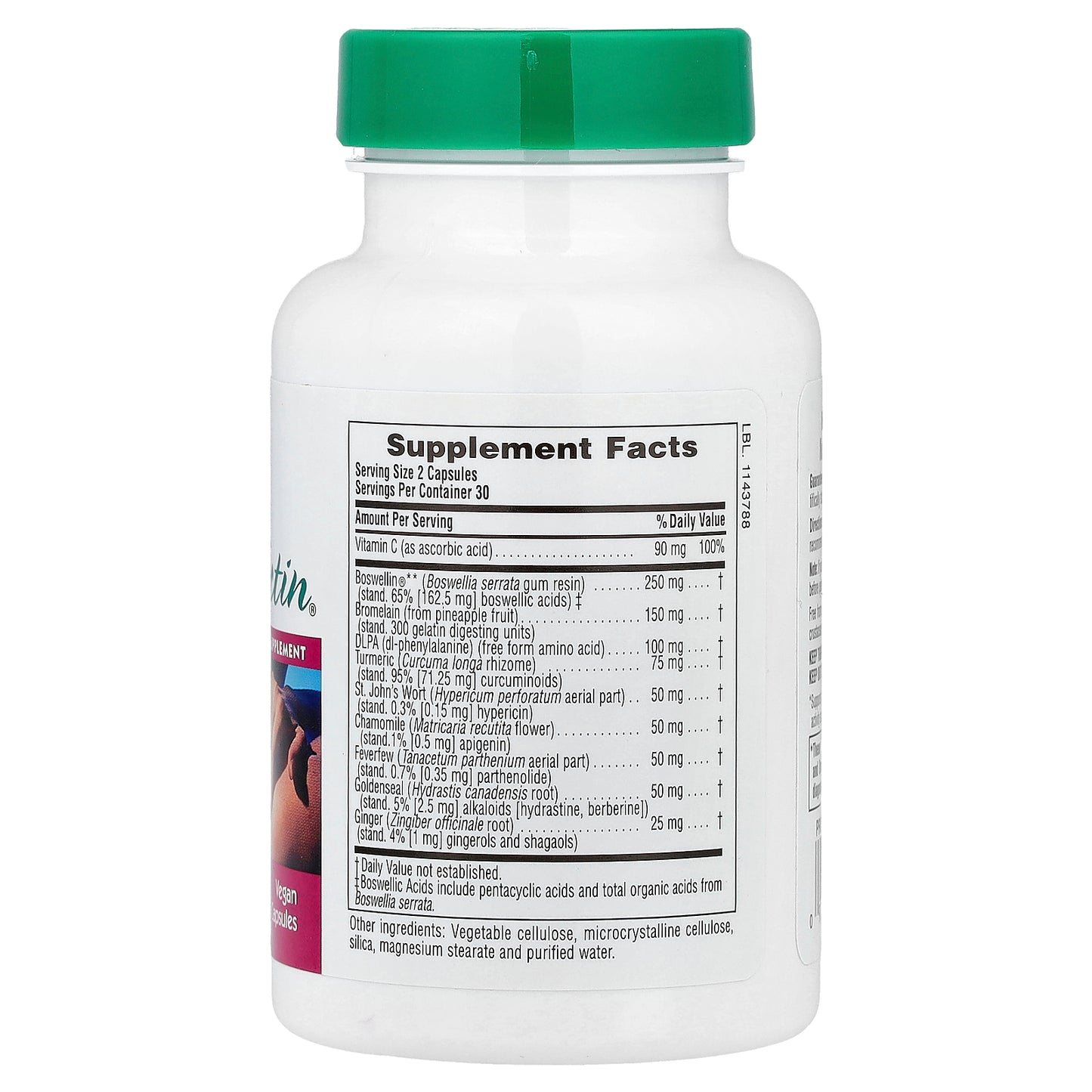 NaturesPlus, Herbal Actives, InflamActin®, 60 Vegan Capsules