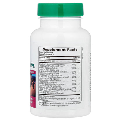 NaturesPlus, Herbal Actives, InflamActin®, 60 Vegan Capsules