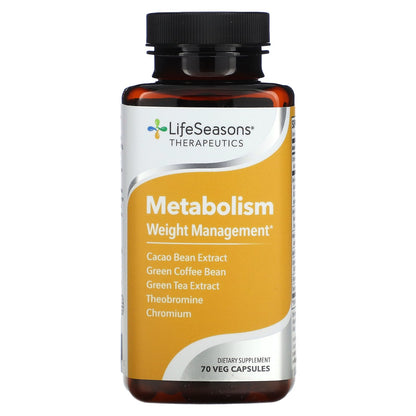 LifeSeasons, Metabolism, Weight Management, 70 Veg Capsules