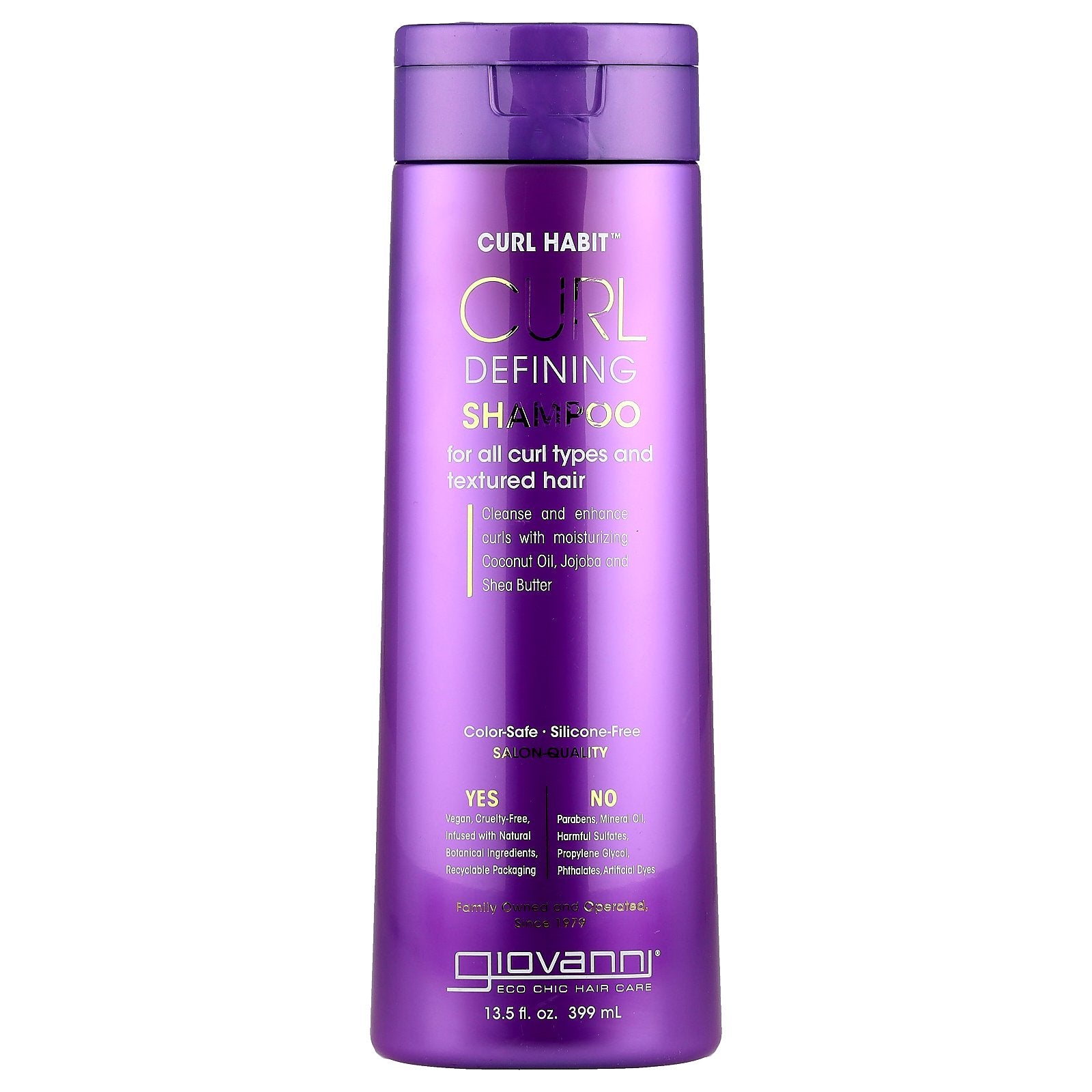 Giovanni, Curl Habit™, Curl Defining Shampoo, For All Curl Types and Textured Hair , 13.5 fl oz (399 ml)