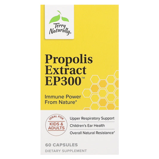 Terry Naturally, Propolis Extract EP300, 200 mg, 60 Capsules