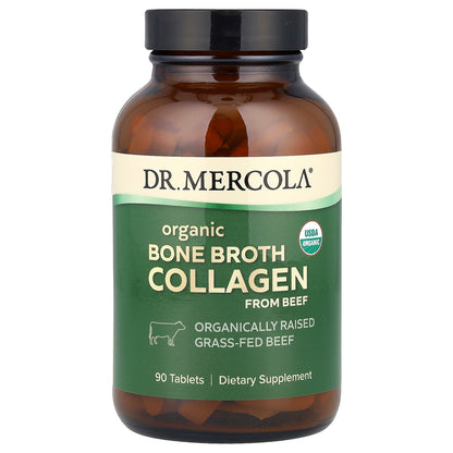 Dr. Mercola, Organic Bone Broth Collagen from Beef, 90 Tablets