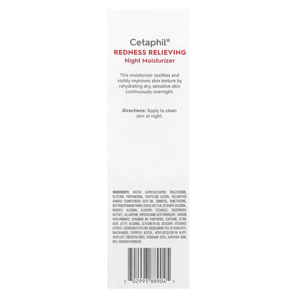 Cetaphil, Redness Relieving, Night Moisturizer, 1.7 fl oz (50 g)