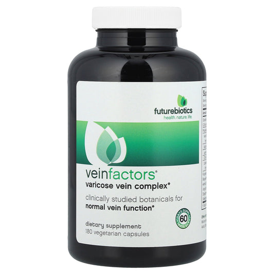 Futurebiotics, VeinFactors®, Varicose Vein Complex, 180 Vegetarian Capsules
