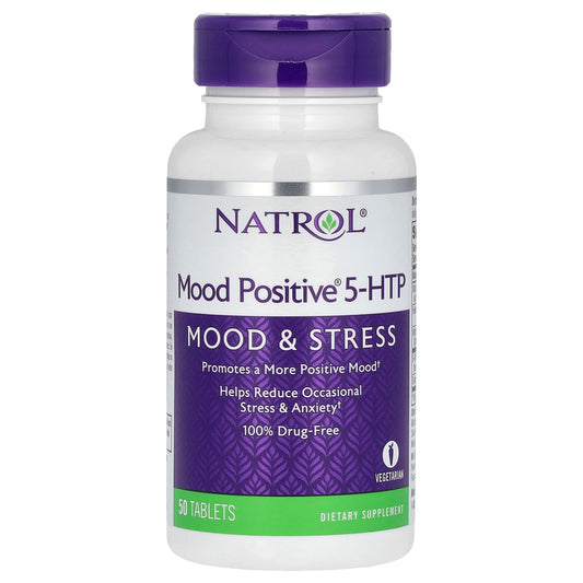 Natrol, Mood Positive 5-HTP, 50 Tablets