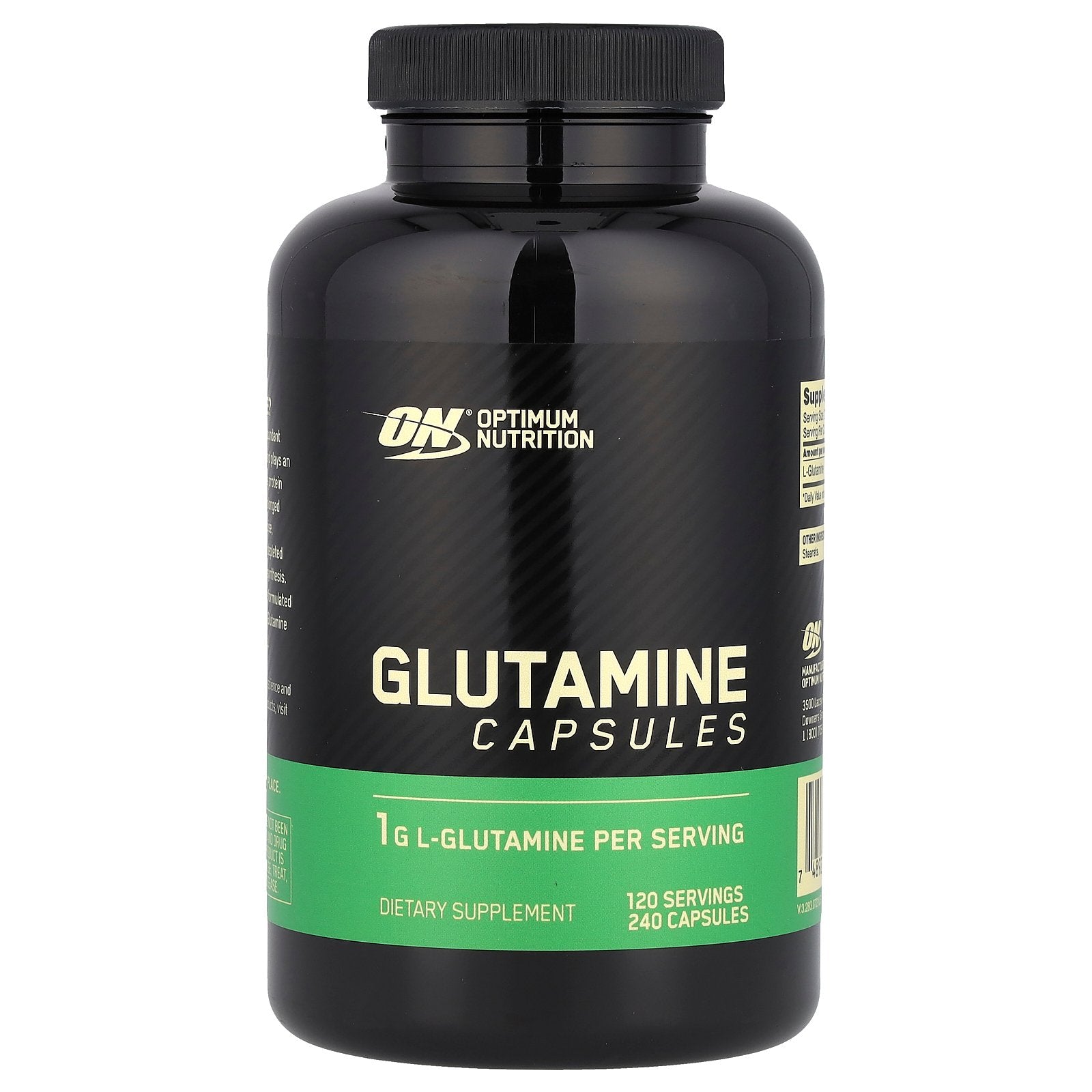 Optimum Nutrition, Glutamine, 240 Capsules (0.5 g per Capsule)