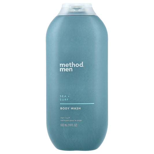 Method, Men, Body Wash, Sea + Surf, 18 fl oz (532 ml)