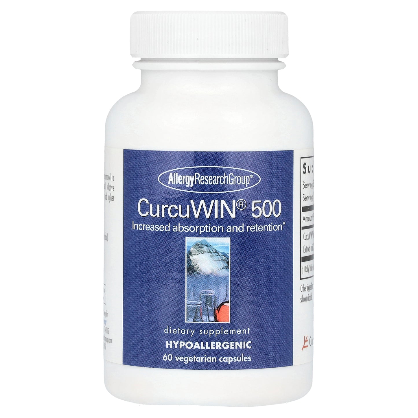 Allergy Research Group, CurcuWIN® 500, 60 Vegetarian Capsules