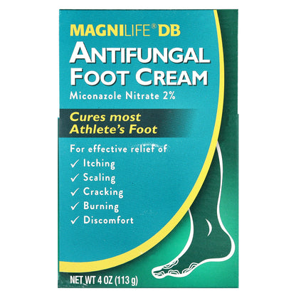 MagniLife, Antifungal Foot Cream, Miconazole Nitrate 2%, 4 oz (113 g)