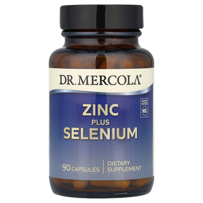 Dr. Mercola, Zinc Plus Selenium, 90 Capsules