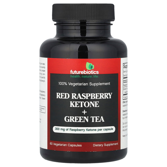 Futurebiotics, Red Raspberry Ketone + Green Tea, 60 Vegetarian Capsules