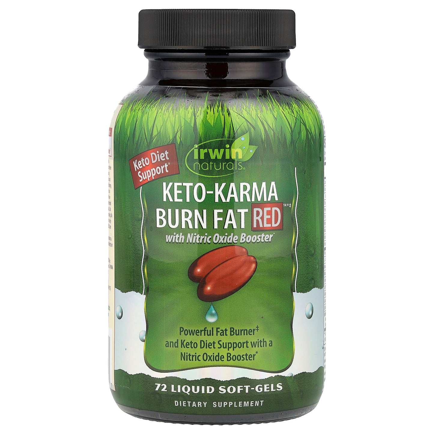 Irwin Naturals, Keto-Karma Burn Fat Red™, 72 Liquid Soft-Gels