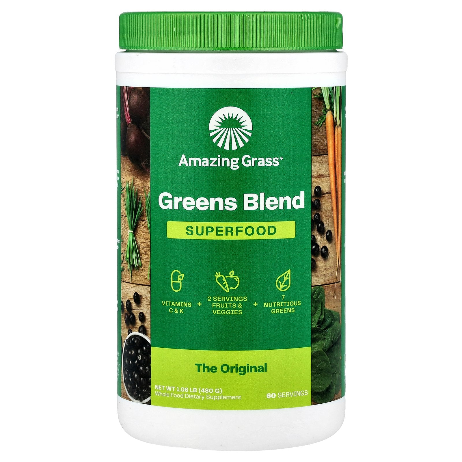 Amazing Grass, Greens Blend Superfood, 1.06 lb (480 g)