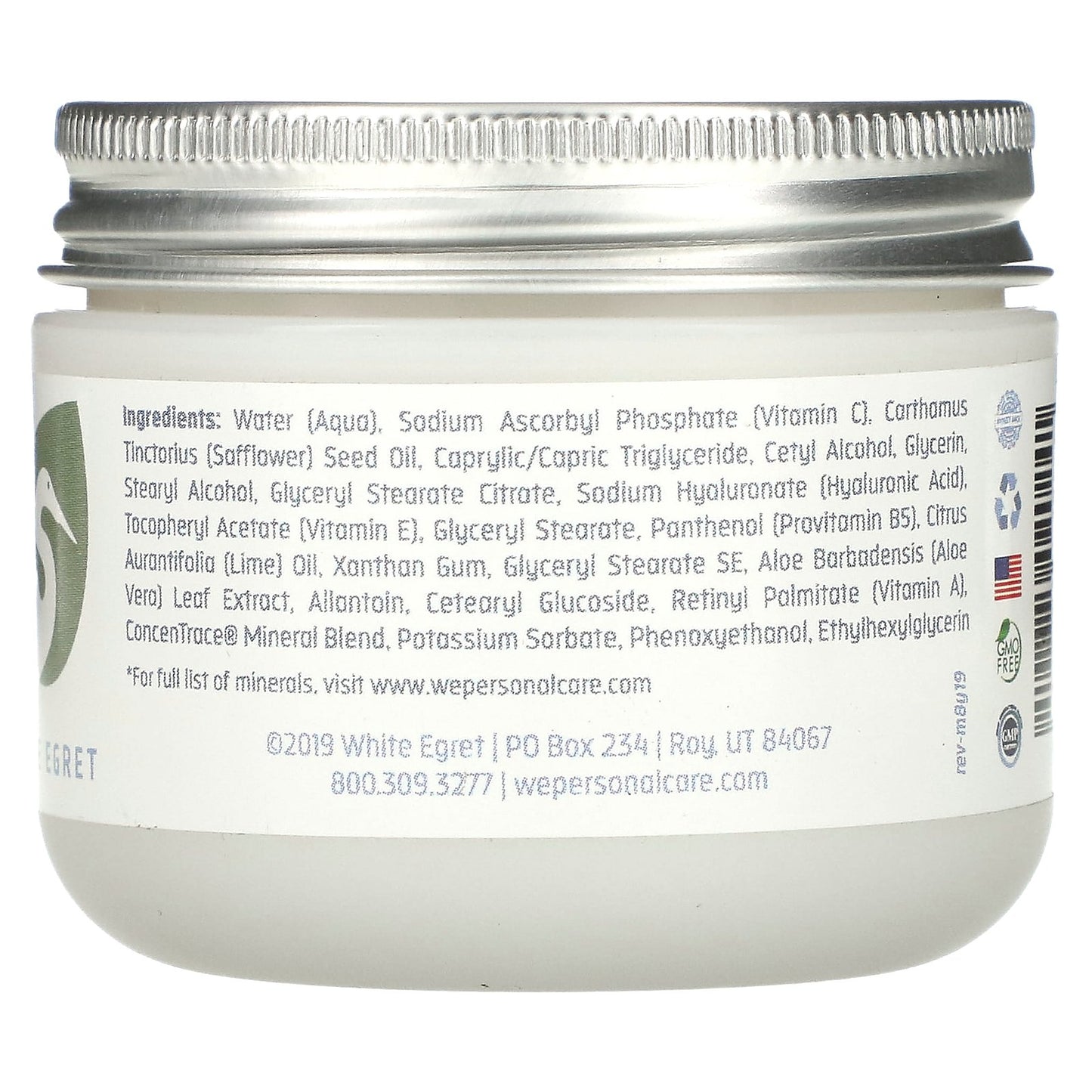 White Egret, Vitamin C Hyaluronic Acid Serum, 2 fl oz (59 ml)