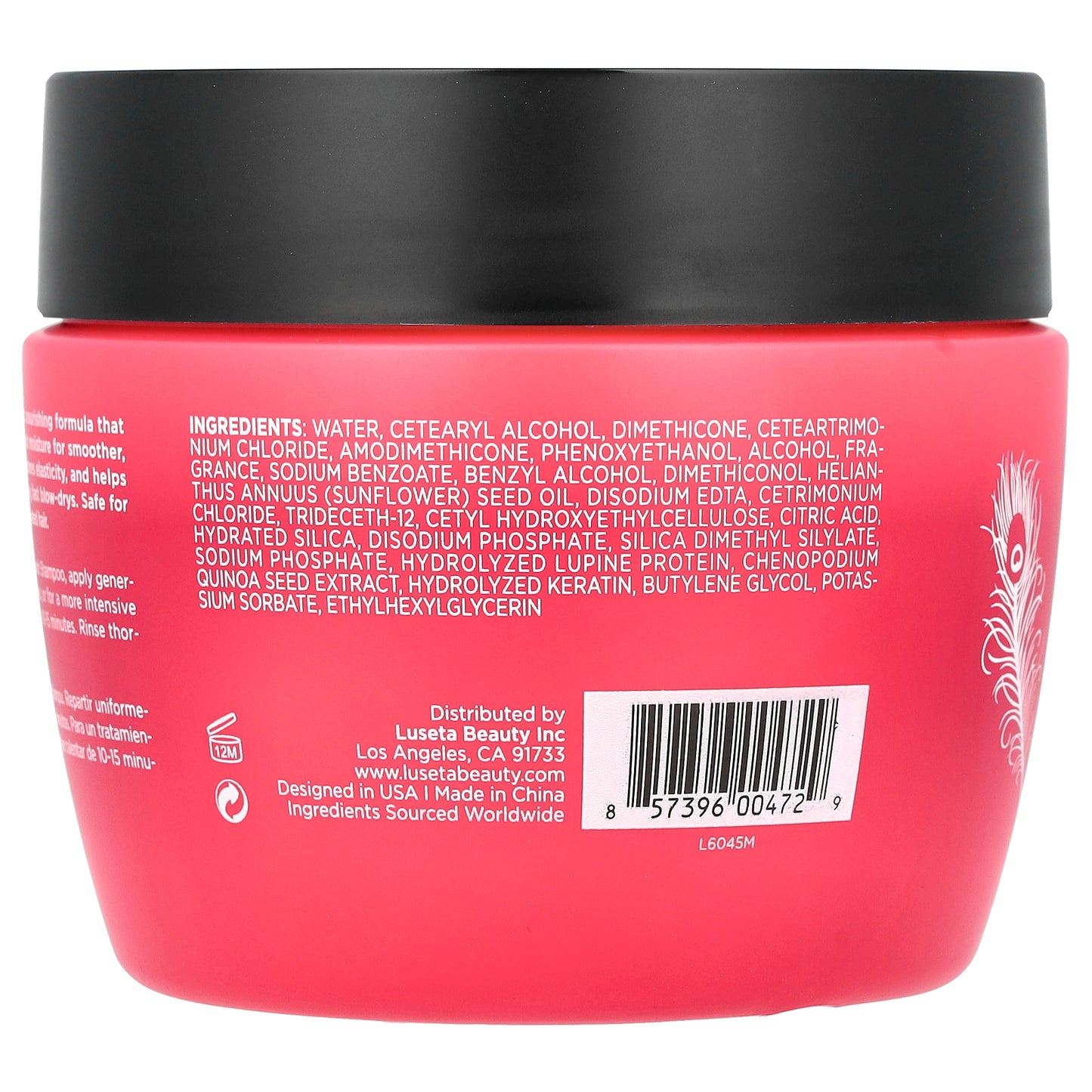 Luseta Beauty, Keratin Smooth, Hair Mask, 16.9 fl oz (500 ml)