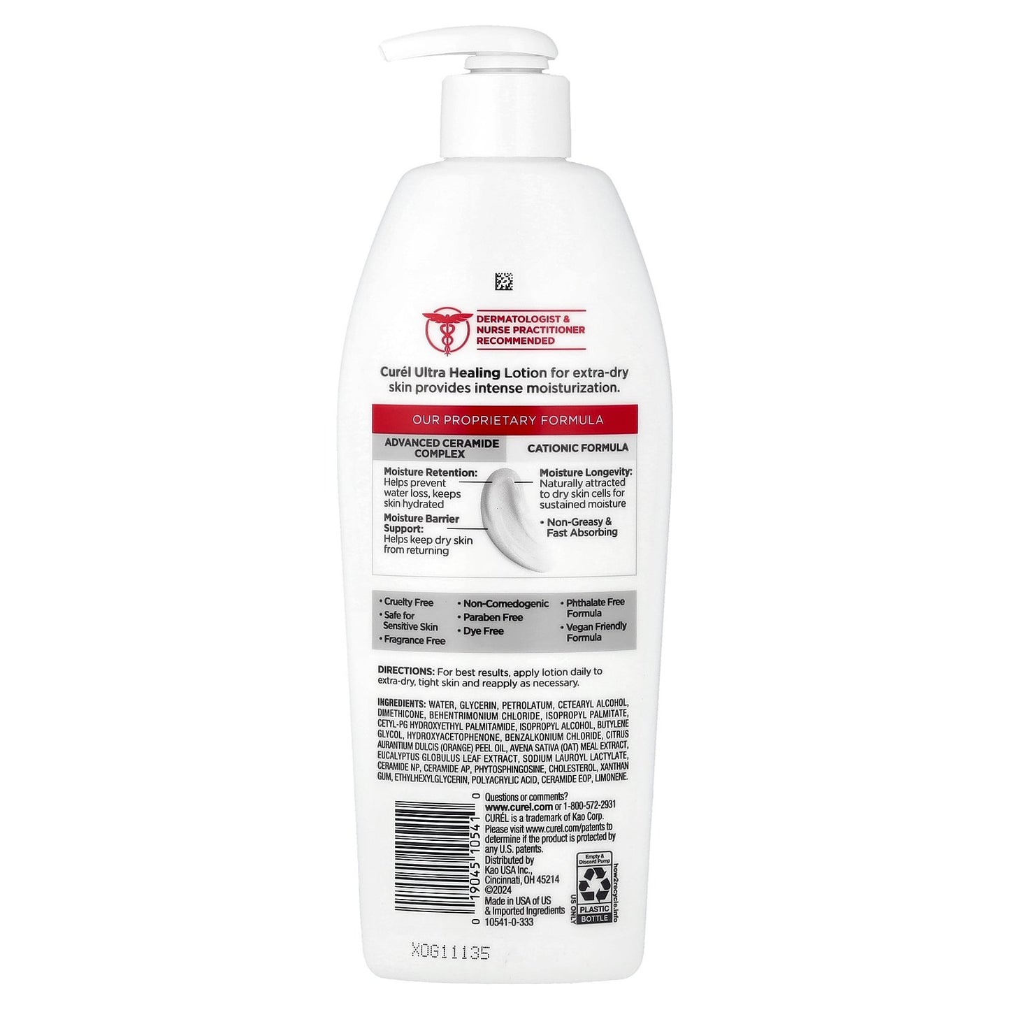 Curel, Ultra Healing, Intensive Lotion For Extra Dry Skin, 13 fl oz (384 ml)