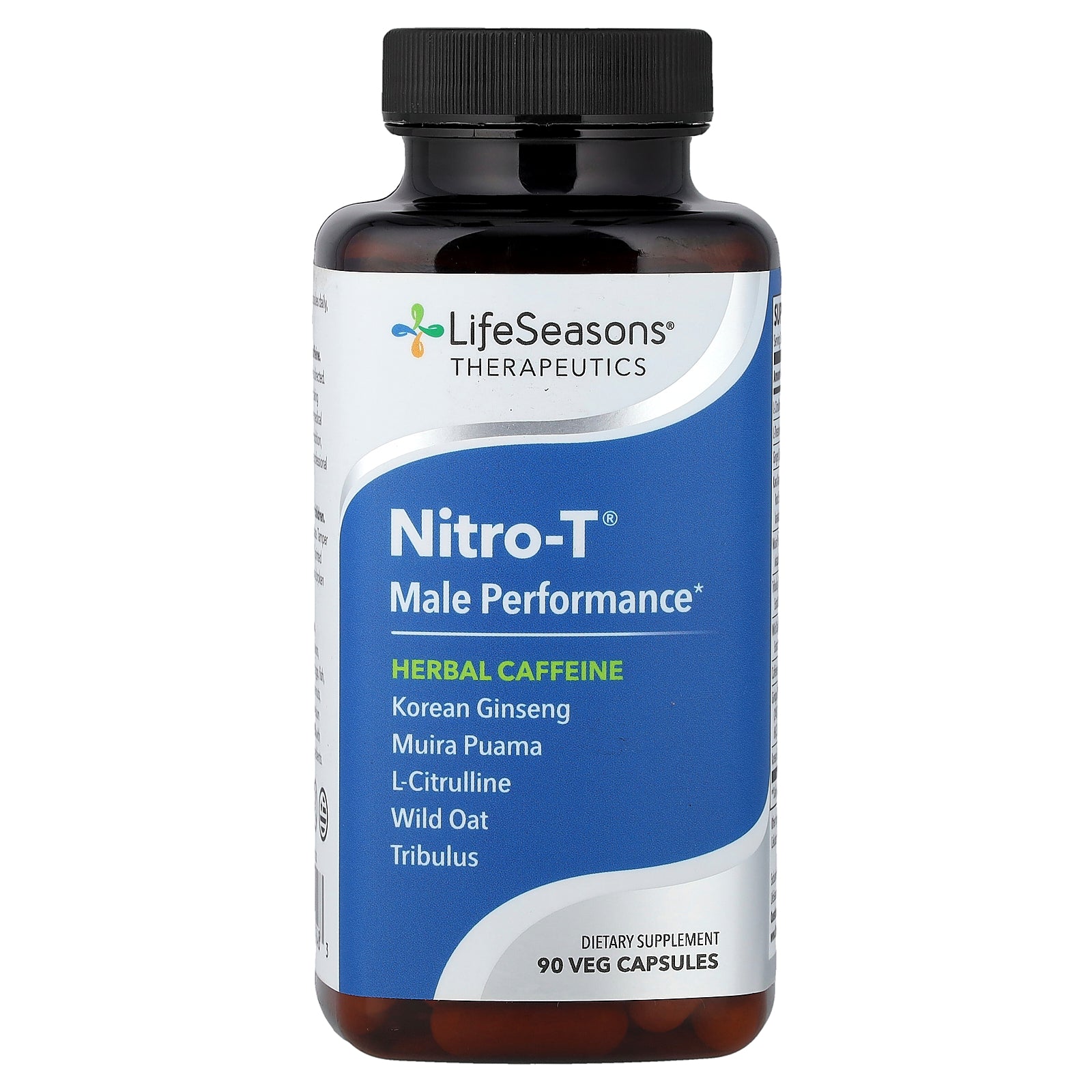 LifeSeasons, Therapeutics, Nitro-T®, Male Performance, 90 Veg Capsules