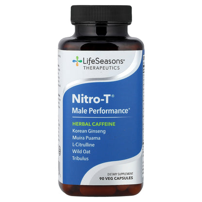 LifeSeasons, Therapeutics, Nitro-T®, Male Performance, 90 Veg Capsules
