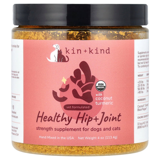 Kin+Kind, Healthy Hip + Joint, For Dogs and Cats, 4 oz (113.4 g)