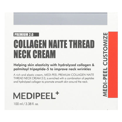 Medi-Peel, Premium 2.0, Collagen Naite Thread Neck Cream, 3.38 fl oz (100 ml)