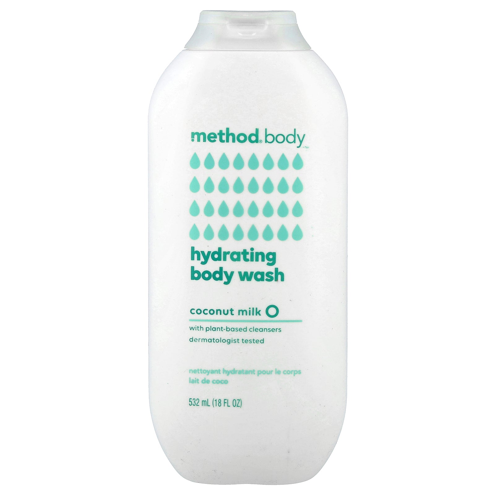 Method, Hydrating Body Wash, Coconut Milk, 18 fl oz (532 ml)