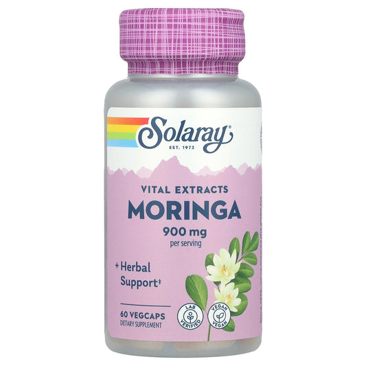 Solaray, Moringa, 60 Vegcaps (450 mg per Capsule)