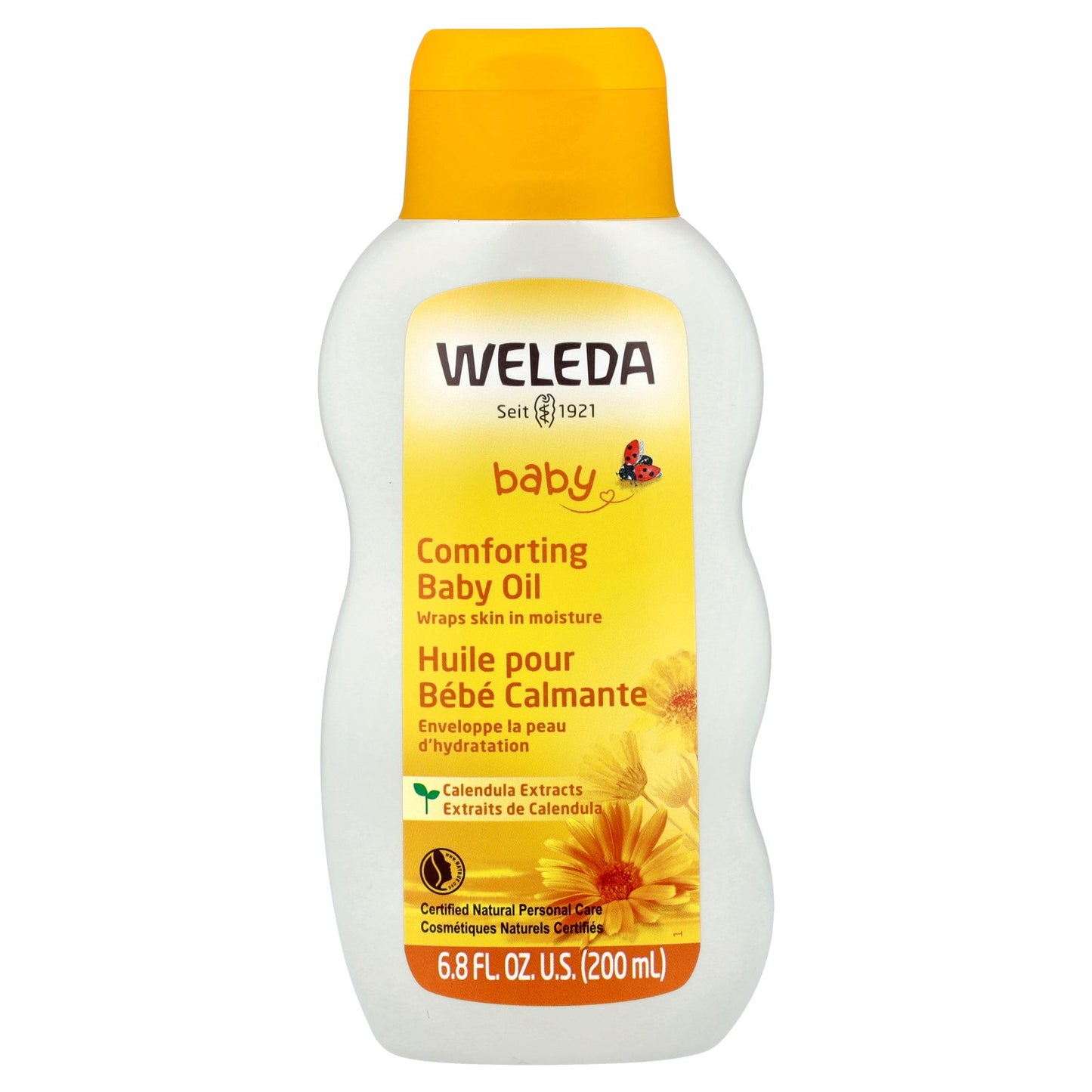 Weleda, Baby, Comforting Baby Oil, Calendula Extracts, 6.8 fl oz (200 ml)