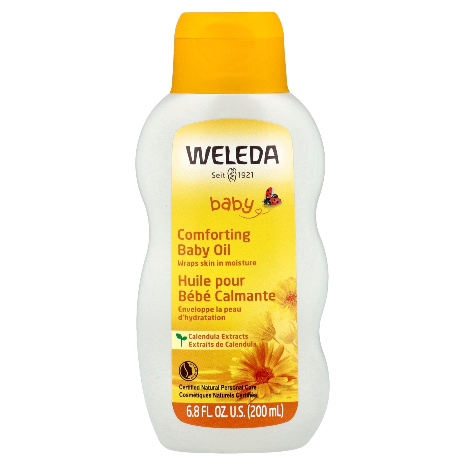Weleda, Baby, Comforting Baby Oil, Calendula Extracts, 6.8 fl oz (200 ml)