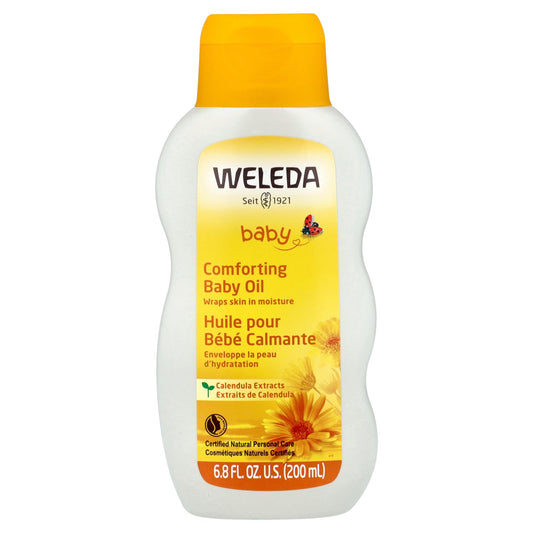 Weleda, Baby, Comforting Baby Oil, Calendula Extracts, 6.8 fl oz (200 ml)