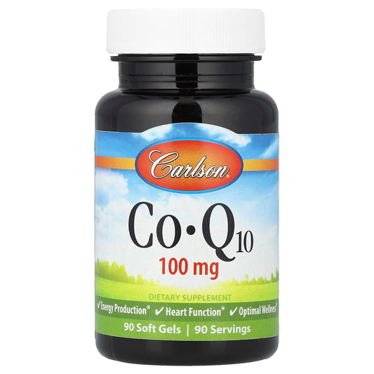 Carlson, CoQ10, 100 mg, 90 Soft Gels