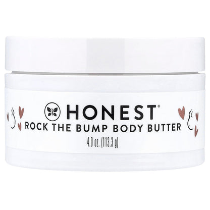 The Honest Company, Rock the Bump Body Butter, Unscented, 4 oz (113.3 g)