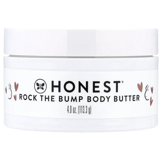 The Honest Company, Rock the Bump Body Butter, Unscented, 4 oz (113.3 g)