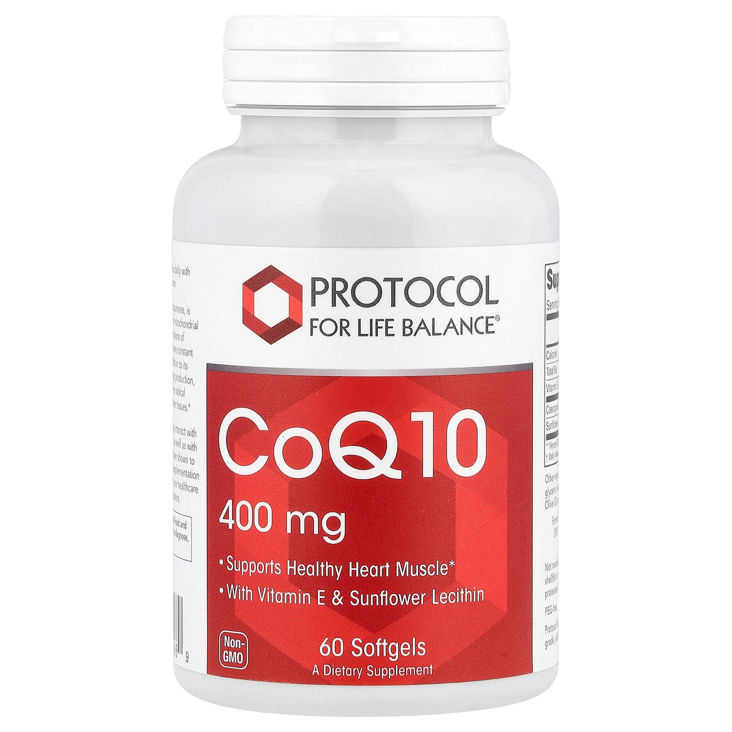 Protocol for Life Balance, CoQ10, 400 mg, 60 Softgels