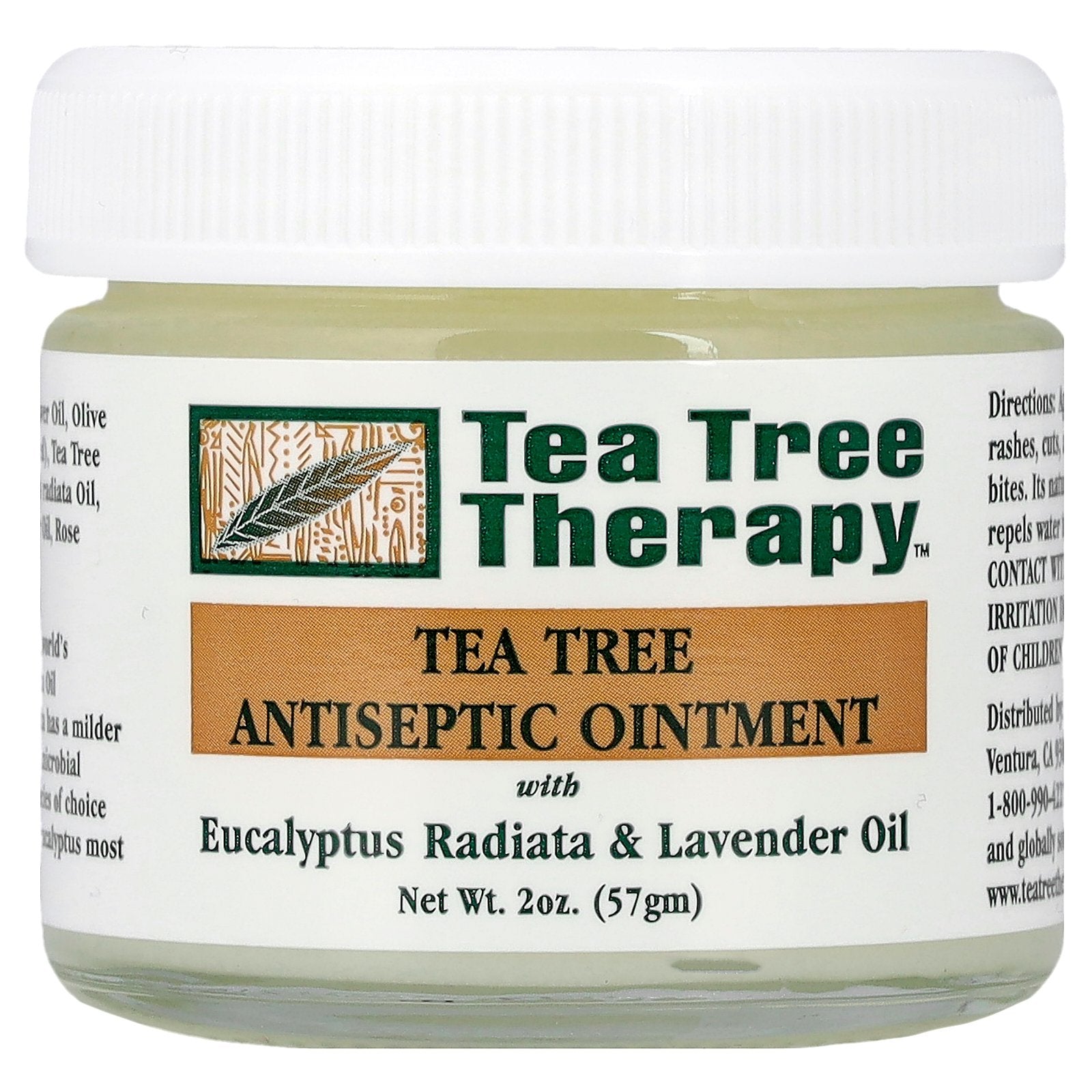 Tea Tree Therapy, Tea Tree Antiseptic Ointment, 2 oz (57 g)