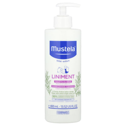 Mustela, Baby, Liniment Diaper Change Cleanser, 13.52 fl oz (400 ml)