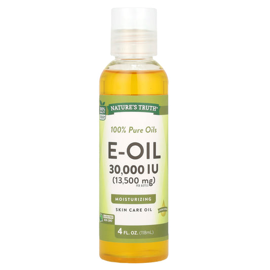 Nature's Truth, E-Oil, Lemon, 30,000 IU (13,500 mg), 4 fl oz (118 ml)