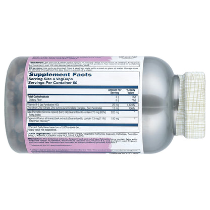 Solaray, Vital Extracts, Saw Palmetto & Pygeum, 240 VegCaps