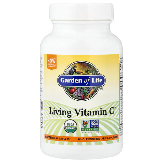 Garden of Life, Living Vitamin C™, 60 Vegetarian Caplets