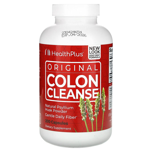 Health Plus, Original Colon Cleanse, 4 g, 200 Capsules (0.6 g per Capsule)