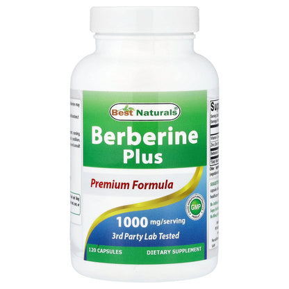Best Naturals, Berberine Plus, 120 Capsules