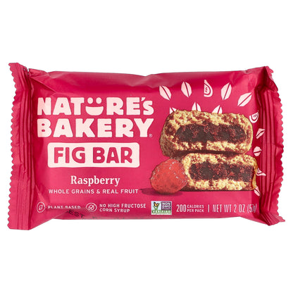 Nature's Bakery, Fig Bar, Raspberry, 6 Twin Packs, 2 oz (57 g) Each