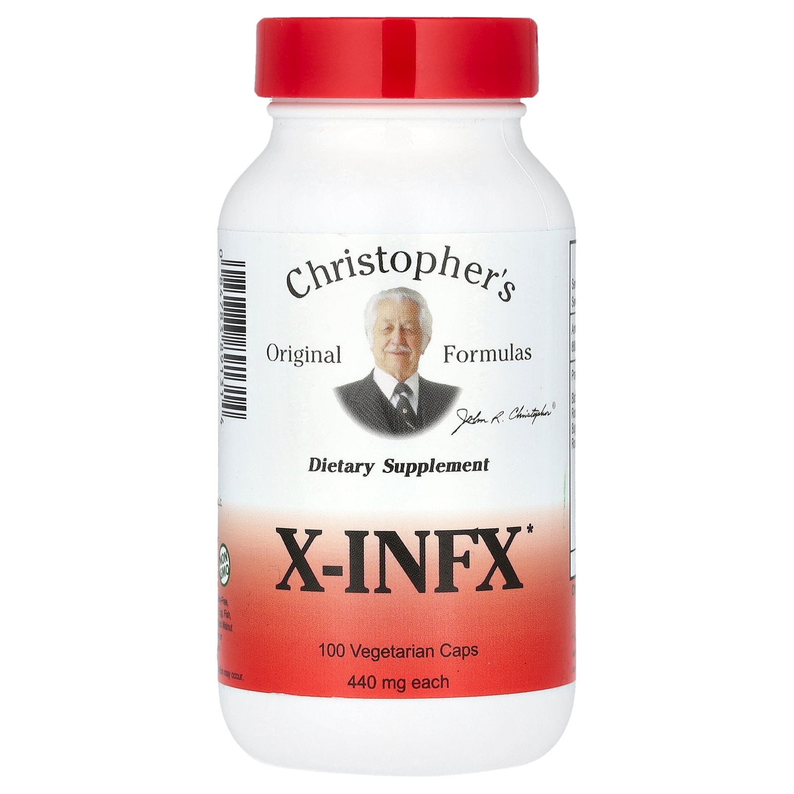 Christopher's Original Formulas, X-INFX, 440 mg, 100 Vegetarian Caps (880 mg per Capsule)