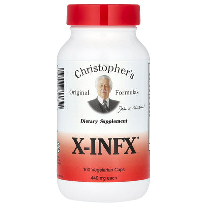 Christopher's Original Formulas, X-INFX, 440 mg, 100 Vegetarian Caps (880 mg per Capsule)