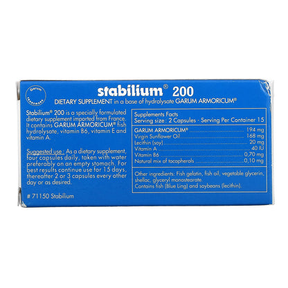 Nutricology, Stabilium 200, 30 Capsules